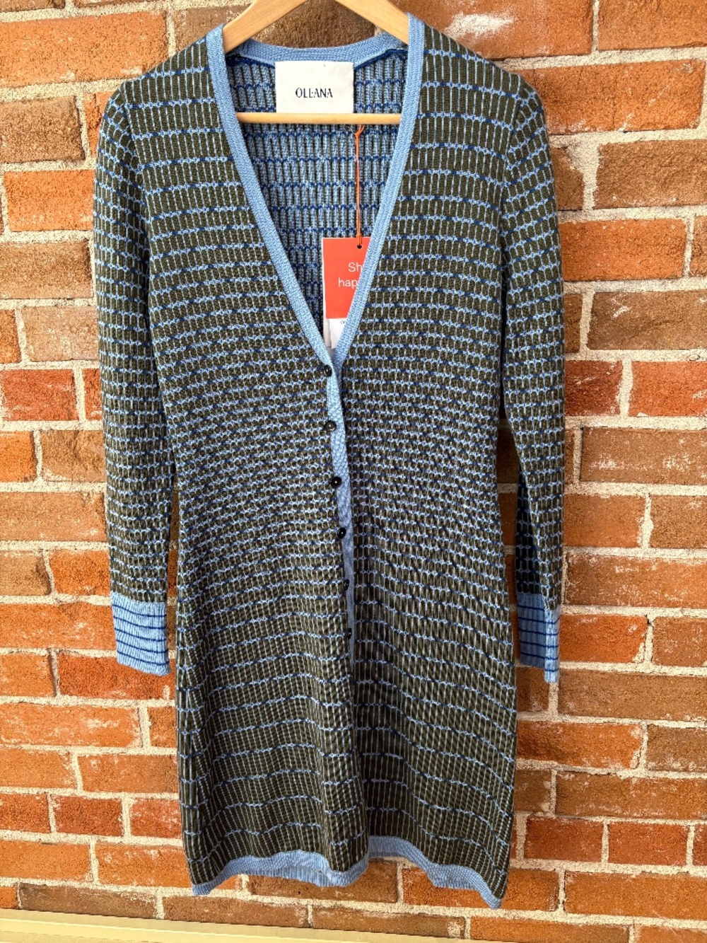 Oleana Flow Cardigan in Deep Dive Size S NWT